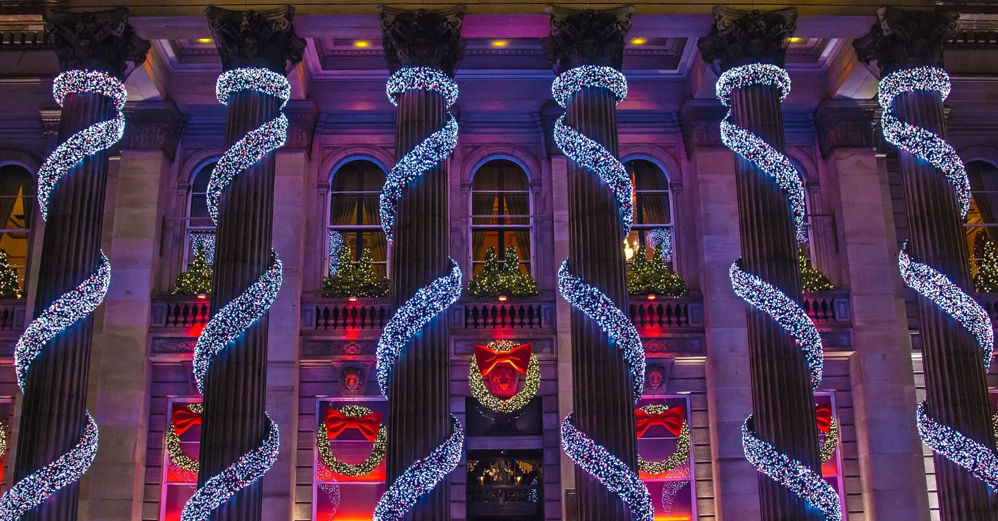 Edinburgh Christmas market in a previous season
