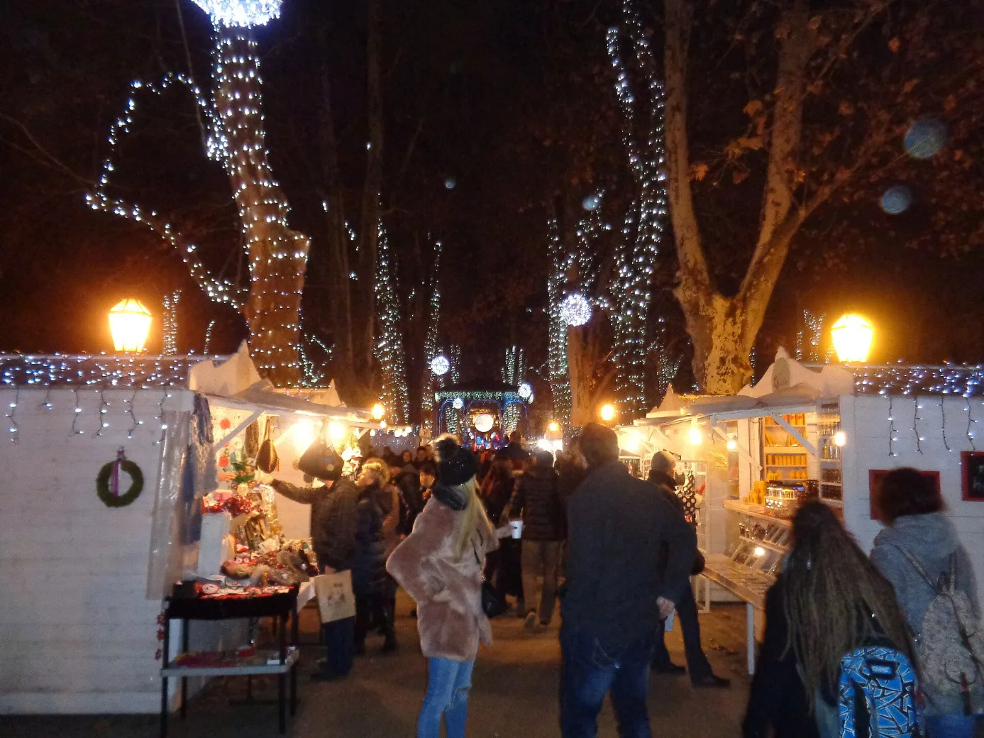Christmas lights in Zagreb’s Zrinjevac Square